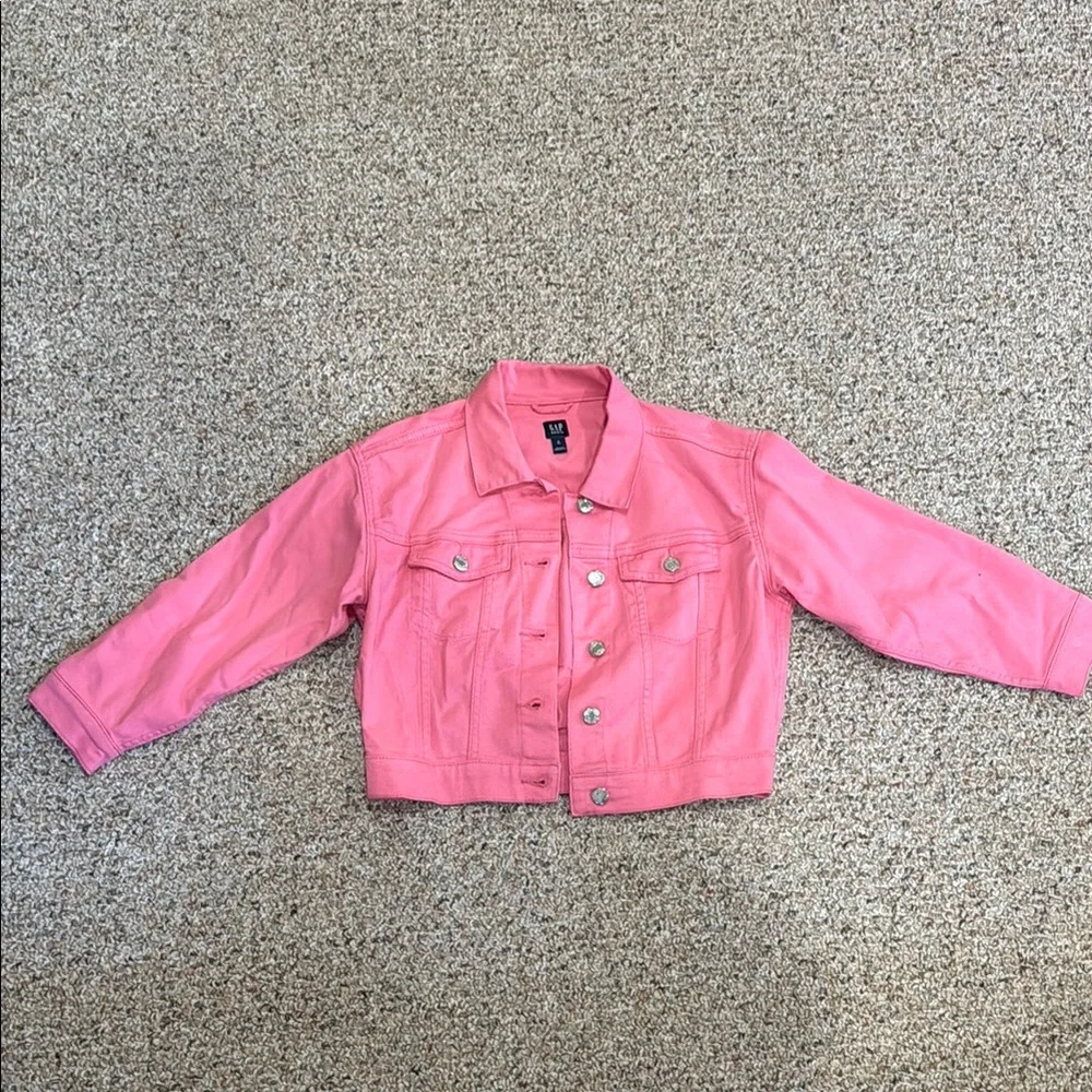 GAP Kids Pink Denim Jacket- M